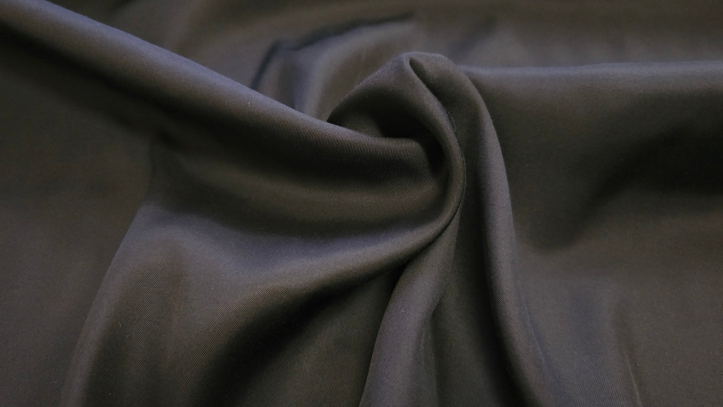 Viskose Silke Bomuld Sort