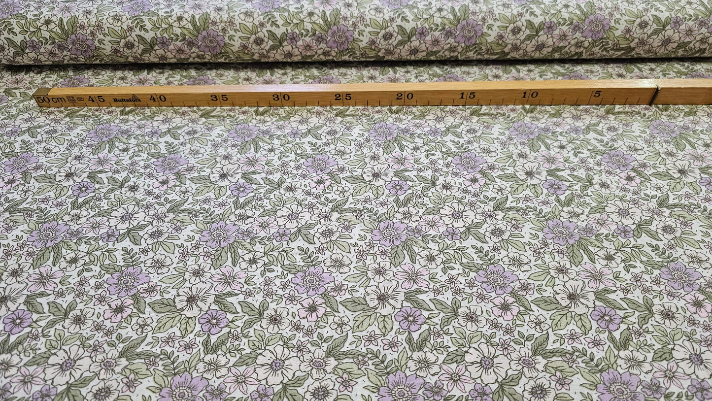 Blomstret Bomuld