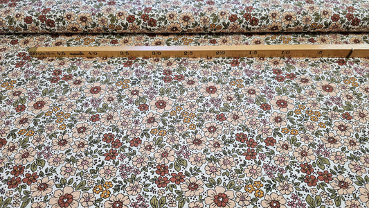 Blomstret Bomuld