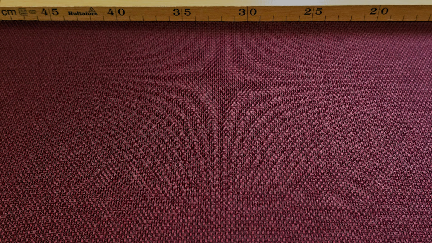 Bomuld Jacquard Bourdeaux Sort