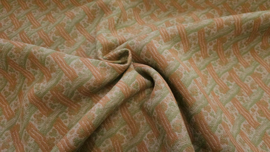 Uld Jacquard Stribet