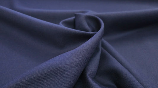 Uld Twill Marineblå