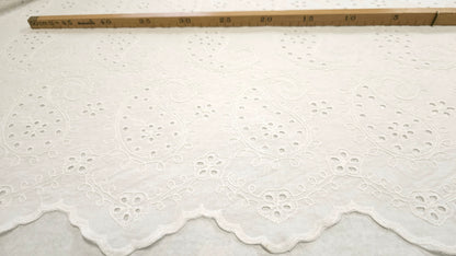 Bomuld Batiste Broderie Anglaise