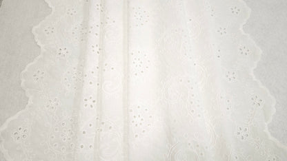Bomuld Batiste Broderie Anglaise