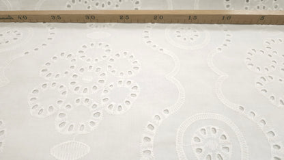 Bomuld Batiste Broderie Anglaise