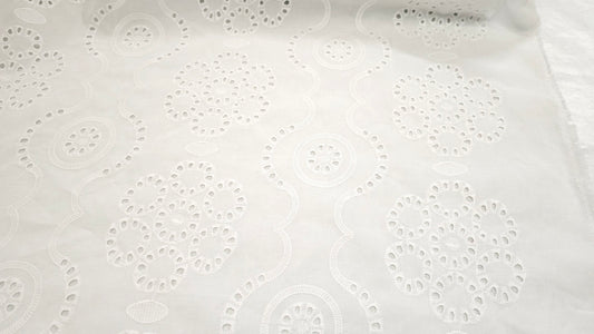 Bomuld Batiste Broderie Anglaise
