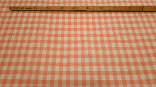 Uld Ternet Orange Hvid