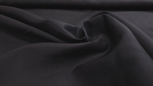 Jomfruuld Hør Vævet Sort