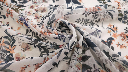 Chiffon Blomstret