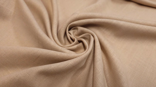 Hør Viskose Sandfarvet