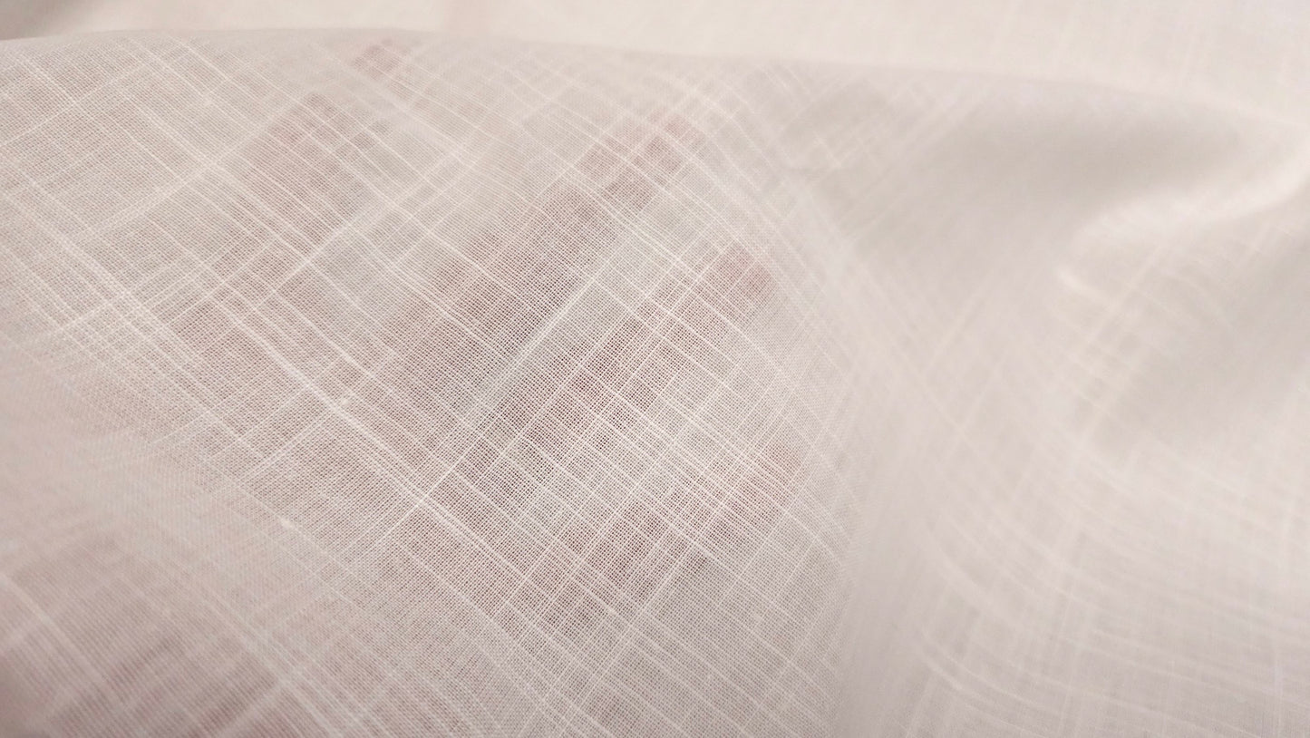 Hør Bomuld Hvid
