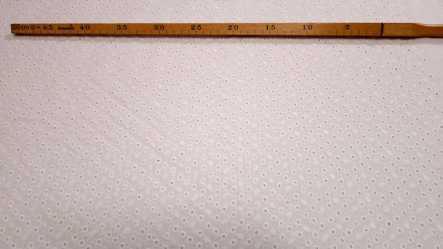 Bomuld Batiste Broderie Anglaise