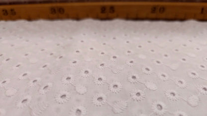 Bomuld Batiste Broderie Anglaise