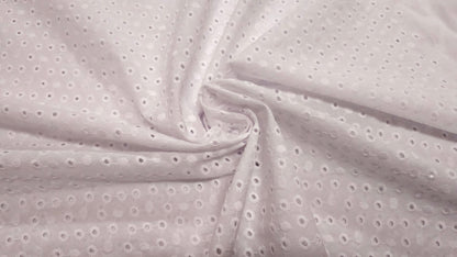 Bomuld Batiste Broderie Anglaise