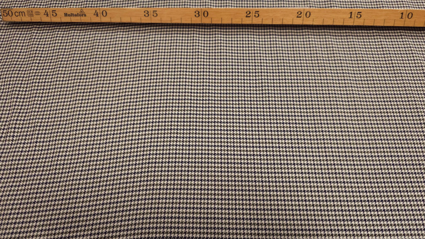 Uld Viskose Houndstooth