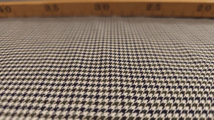 Uld Viskose Houndstooth