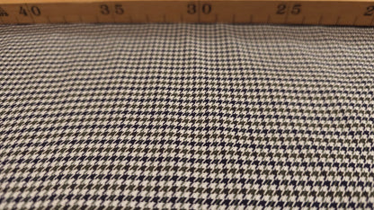 Uld Viskose Houndstooth