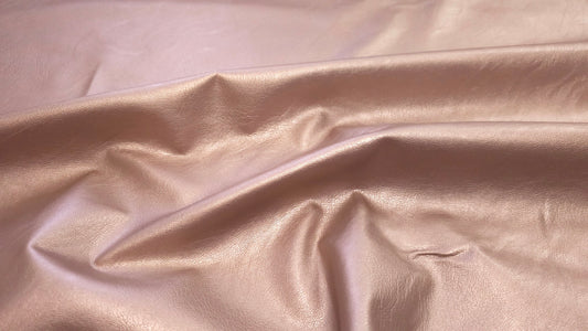 Imiteret læder med stræk, Pearl Rose