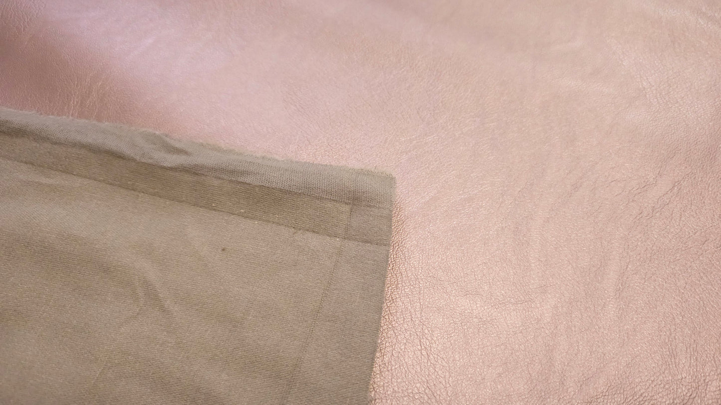 Imiteret læder med stræk, Pearl Rose