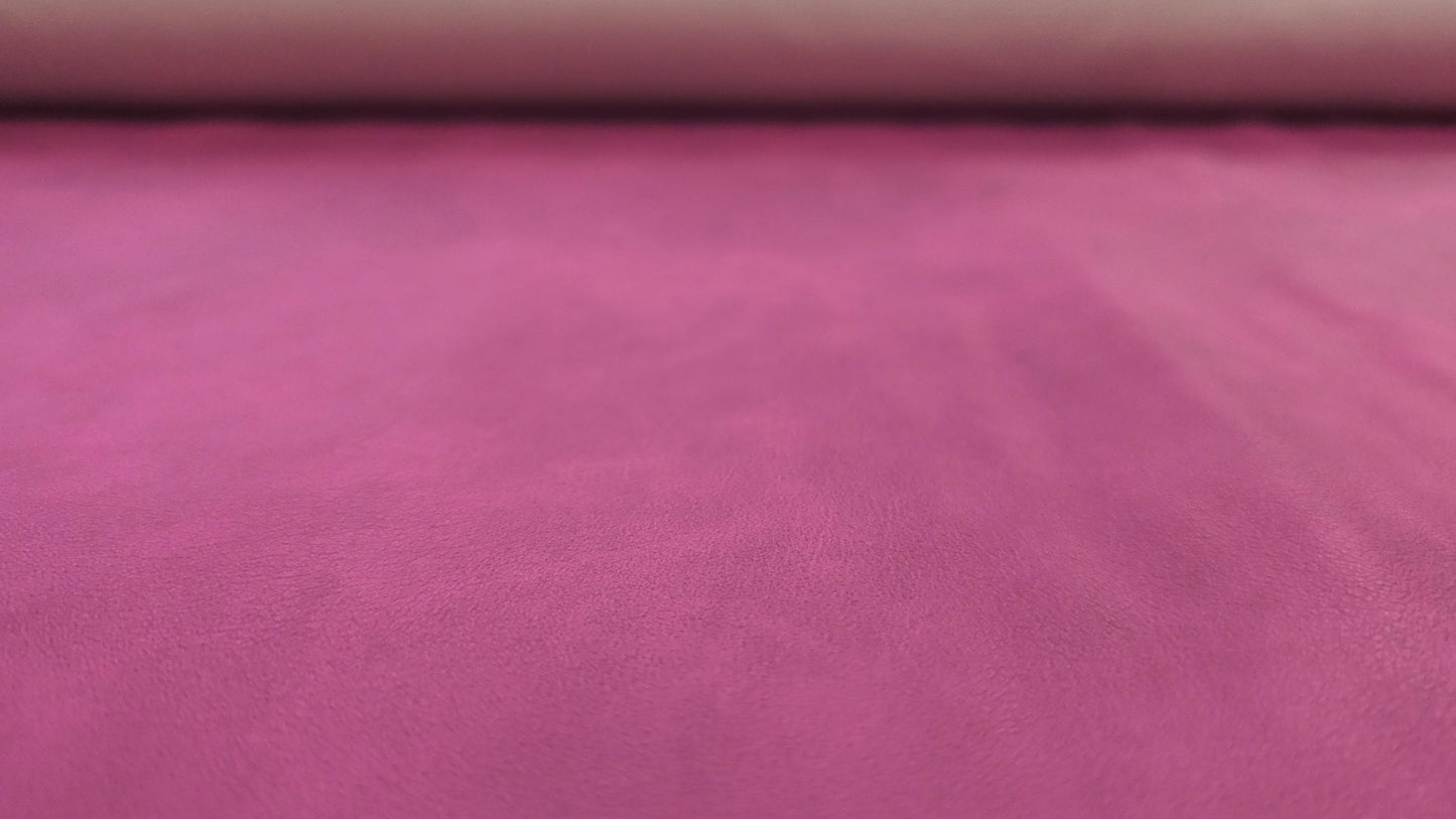 Imiteret læder med stræk, Fuchsia