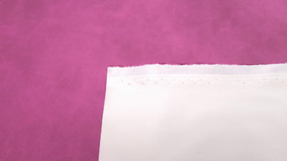 Imiteret læder med stræk, Fuchsia