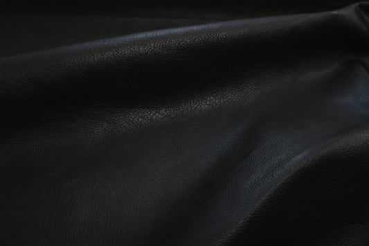 Imiteret læder med stræk, Sort