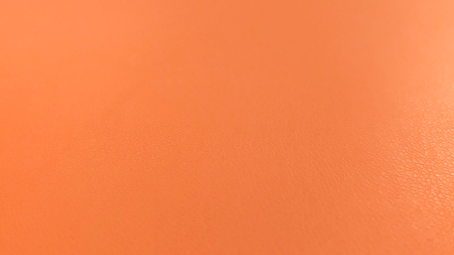 Imiteret læder med stræk, Orange