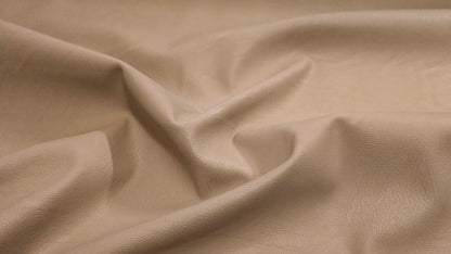 Imiteret læder med stræk, Beige