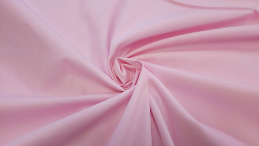 Bomuld Viskose Pique Pink