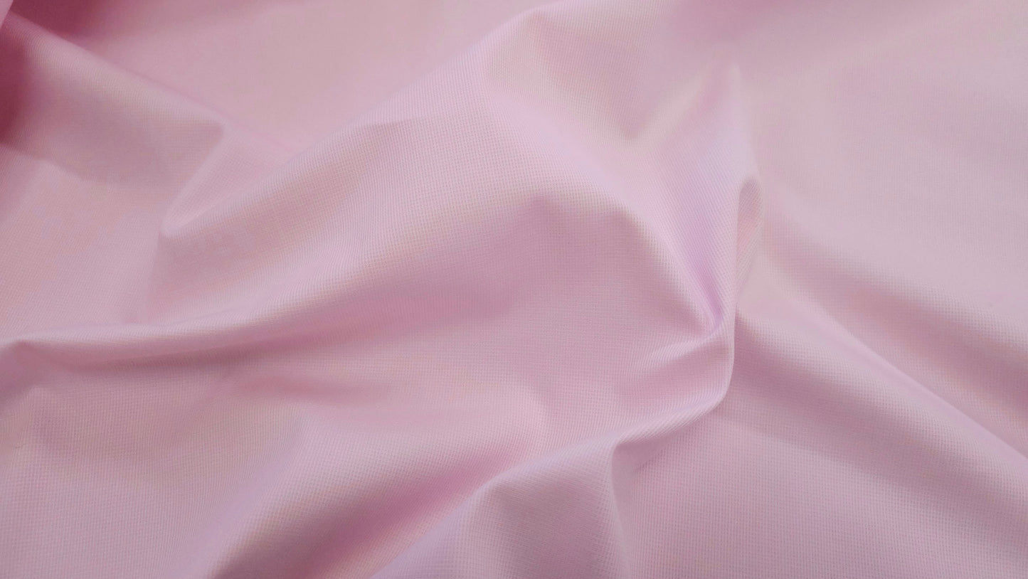 Bomuld Viskose Pique Pink