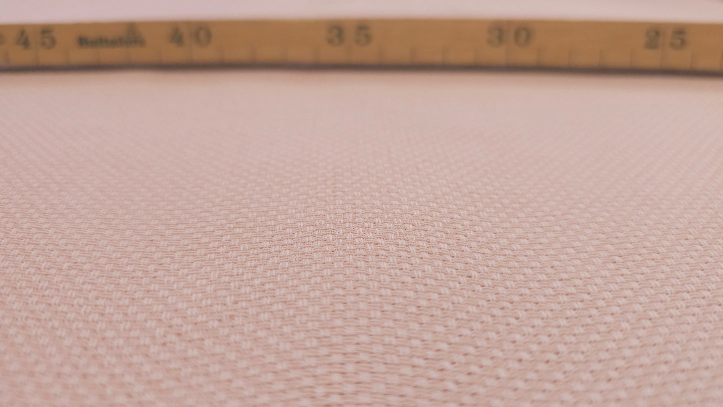 Viskose Evenweave Laksefarvet