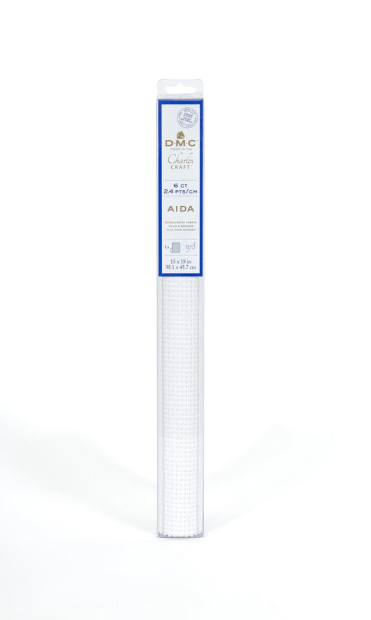 Aida 2,4 pts/6ct 38,1 x 45,7cm blanc