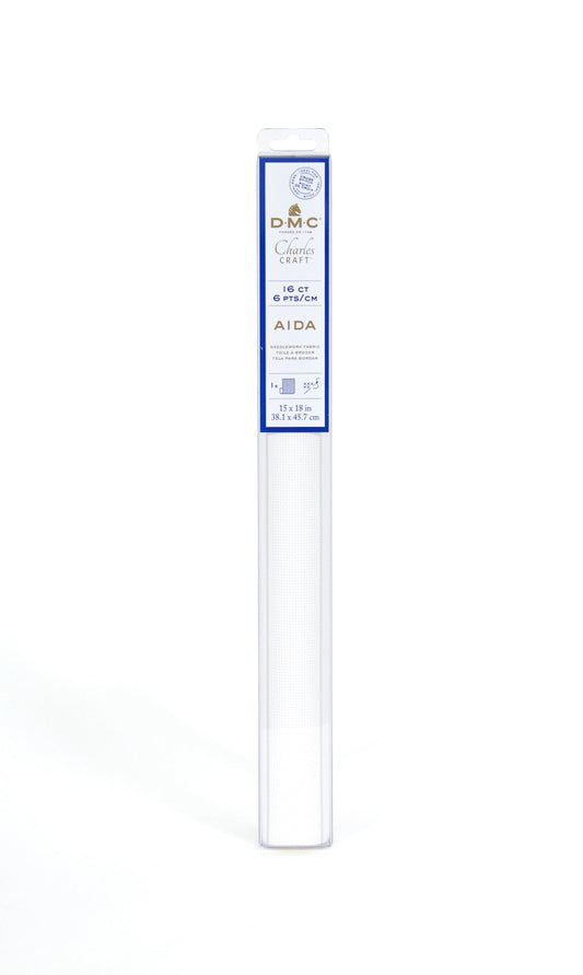 Aida 6pts/16ct 38,1 x 45,7cm blanc