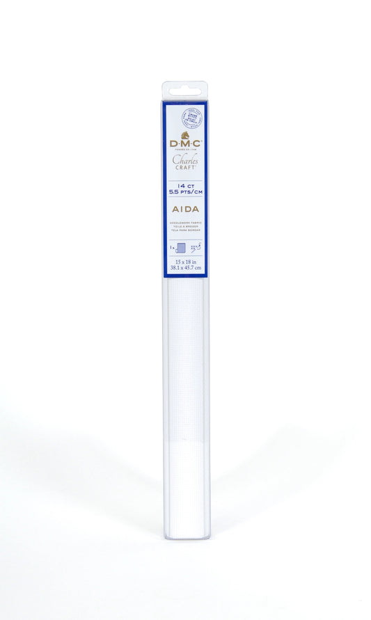 Aida 5,5 pts/14ct 38,1 x 45,7 cm blanc
