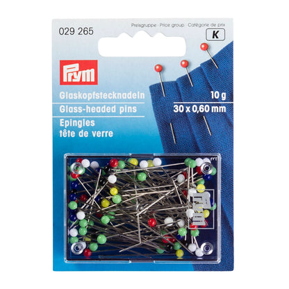 Glashovednåle 30 x 0,6 assorteret (10 gram)