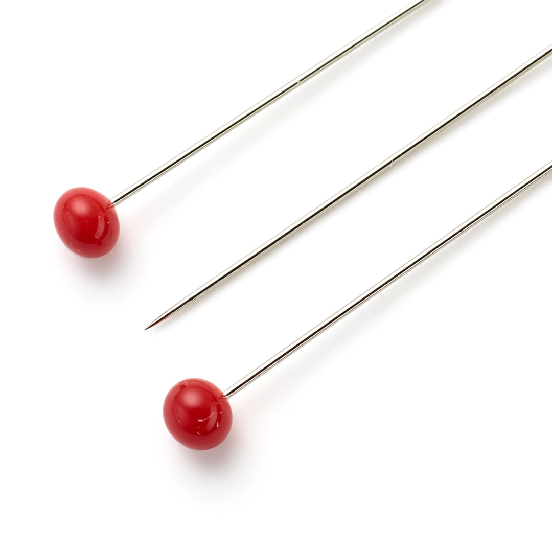 Glashovednåle 35 x 0,4 mm rød (5 gram)