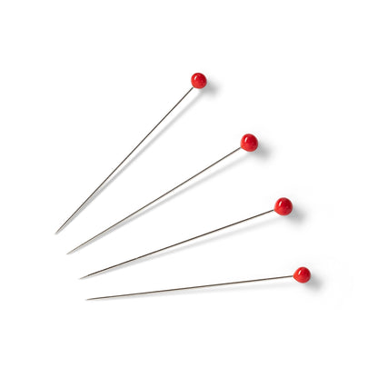 Glashovednåle 35 x 0,4 mm rød (5 gram)