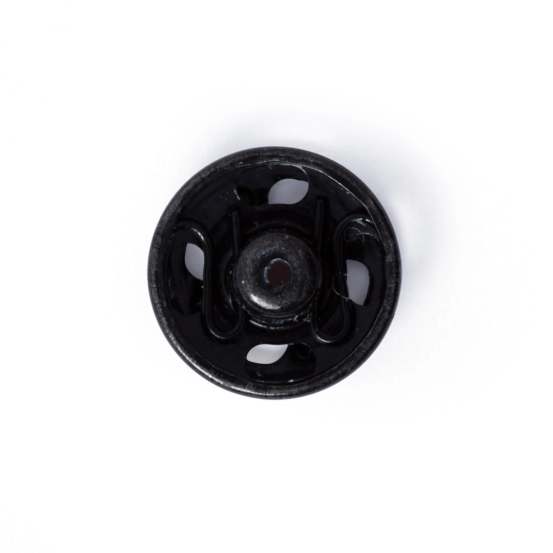 Tryklåse 11 mm sort (12 stk)