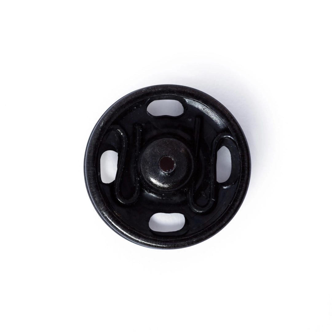 Tryklåse 13 mm sort (6 stk)