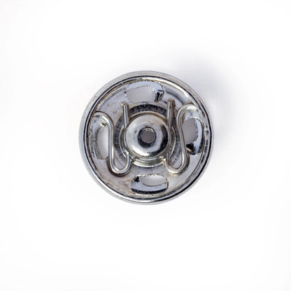 Tryklåse 11 mm sølv (12 stk)
