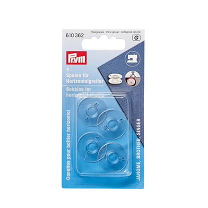 Symaskinespoler ø 20,5 x 11,5 mm plast (4stk)