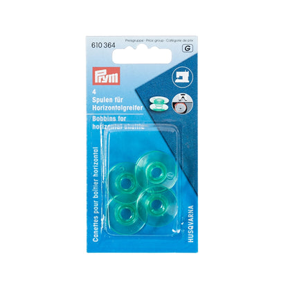 Symaskinespoler ø 21,6 x 10,4 mm plast (4 stk)