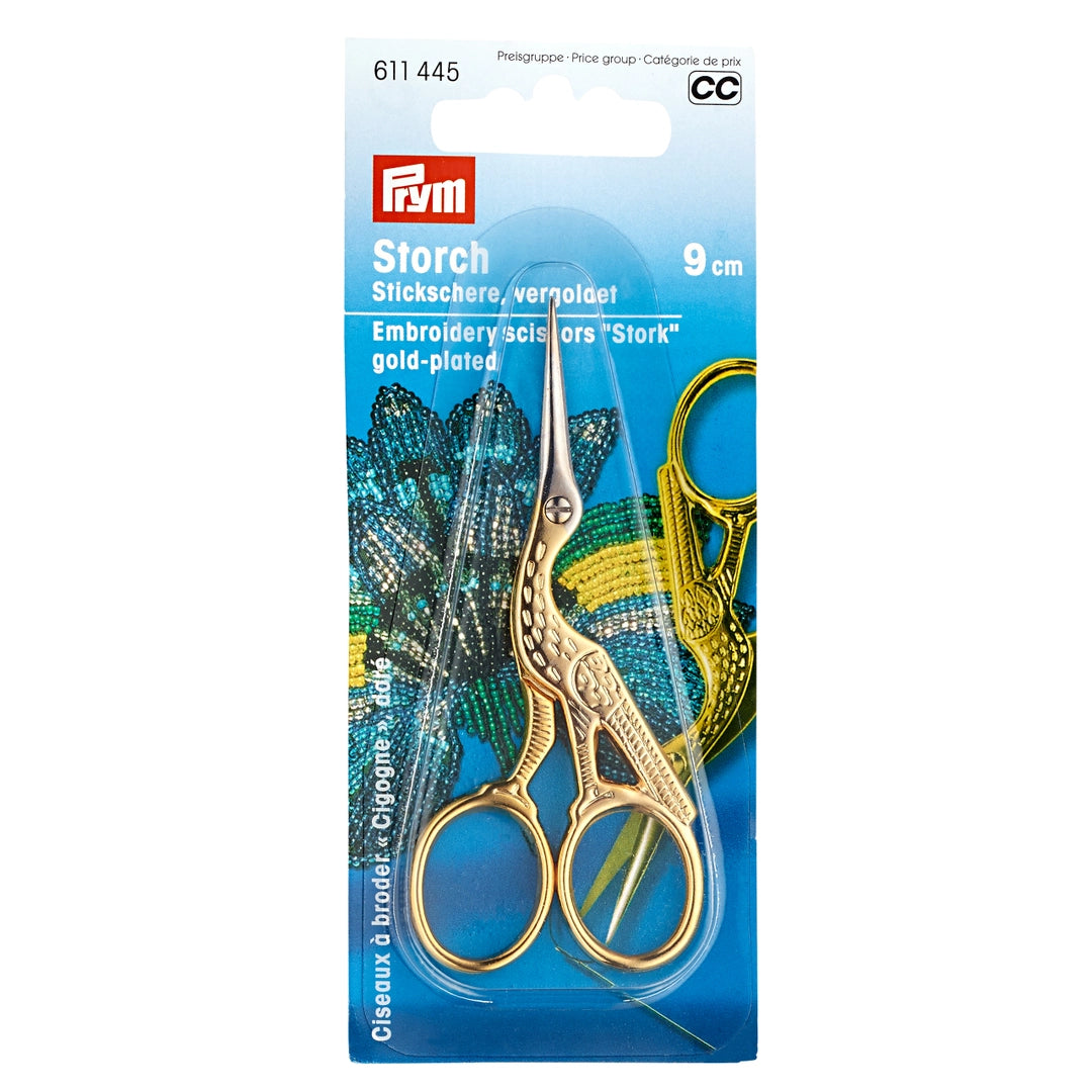 Broderi saks stork 3,5"/9 cm