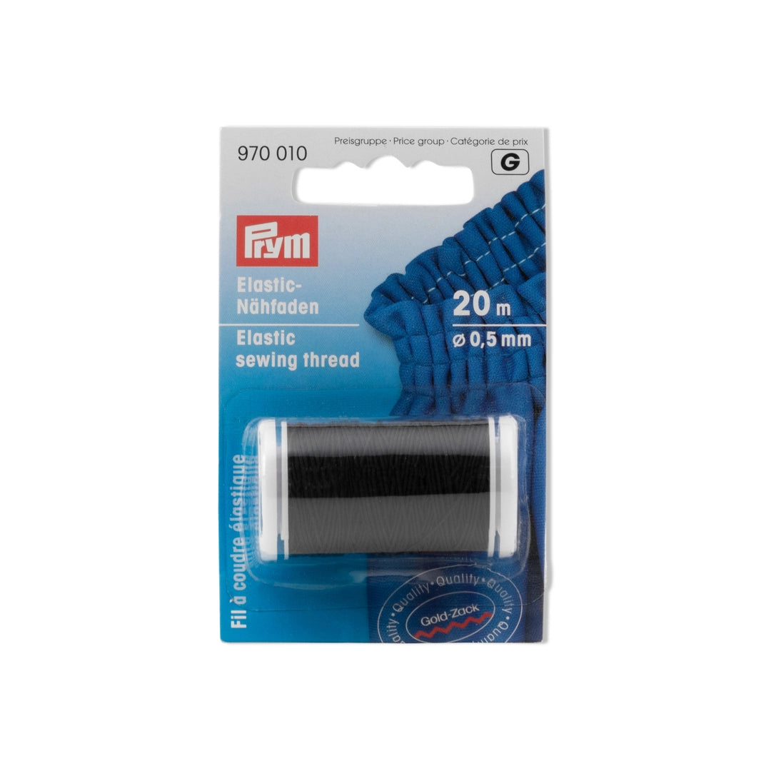 Elastiktråd sb 0,5 mm sort (20 meter)