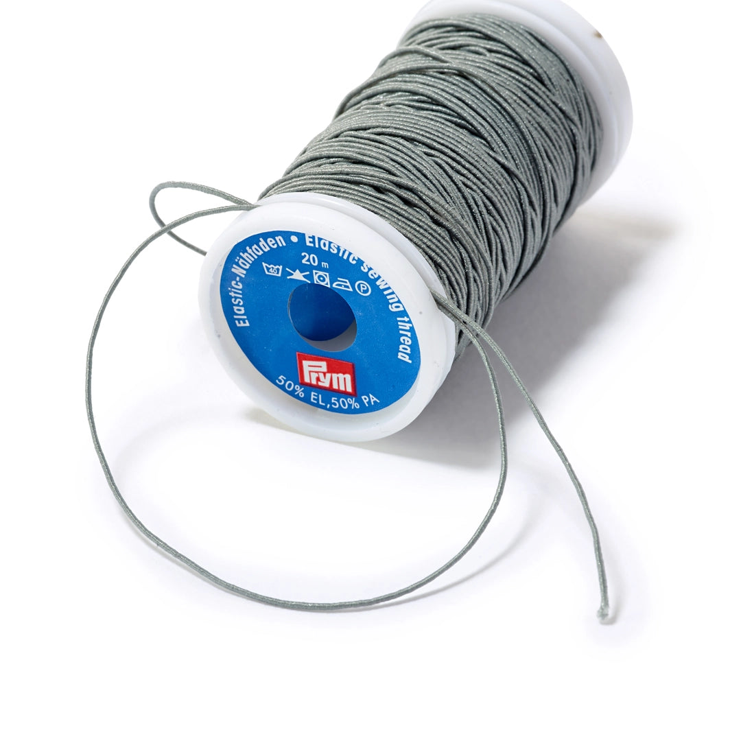 Elastiktråd sb 0,5 mm lysegrå (20 meter)