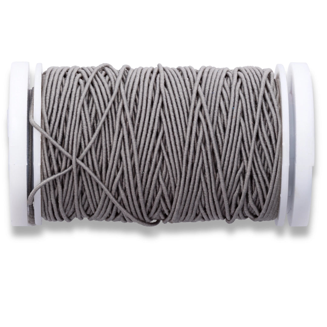 Elastiktråd sb 0,5 mm lysegrå (20 meter)