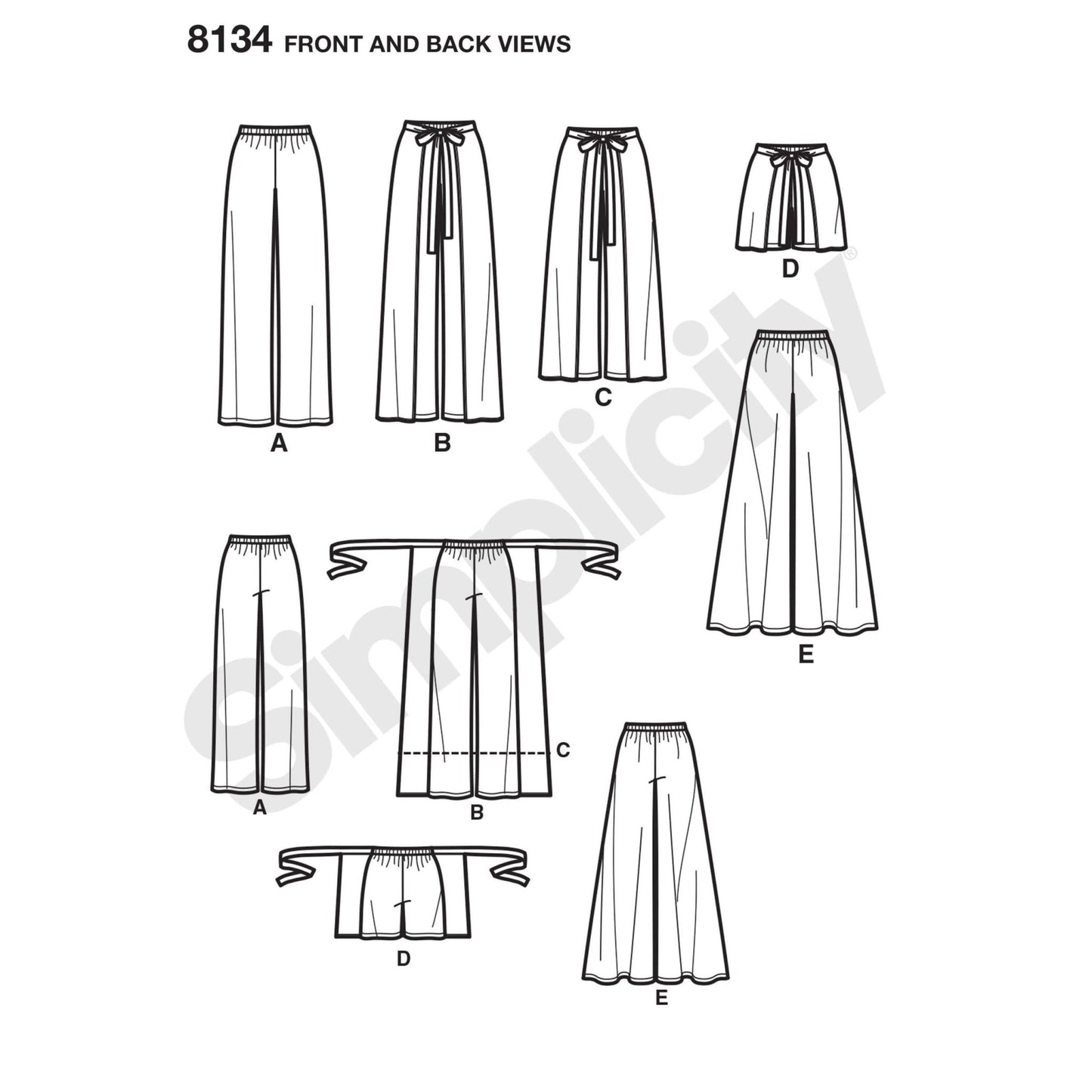 Simplicity Symønster - 8134