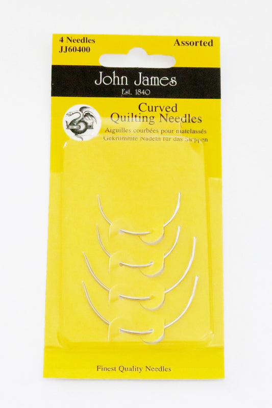 John James Krumnål quiltnål 4 stk.