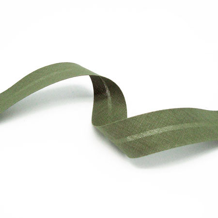 Bomuld skråbånd 40/20 mm., Flere farver - 5 mtr. kort