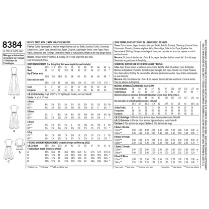 Simplicity Symønster - 8384